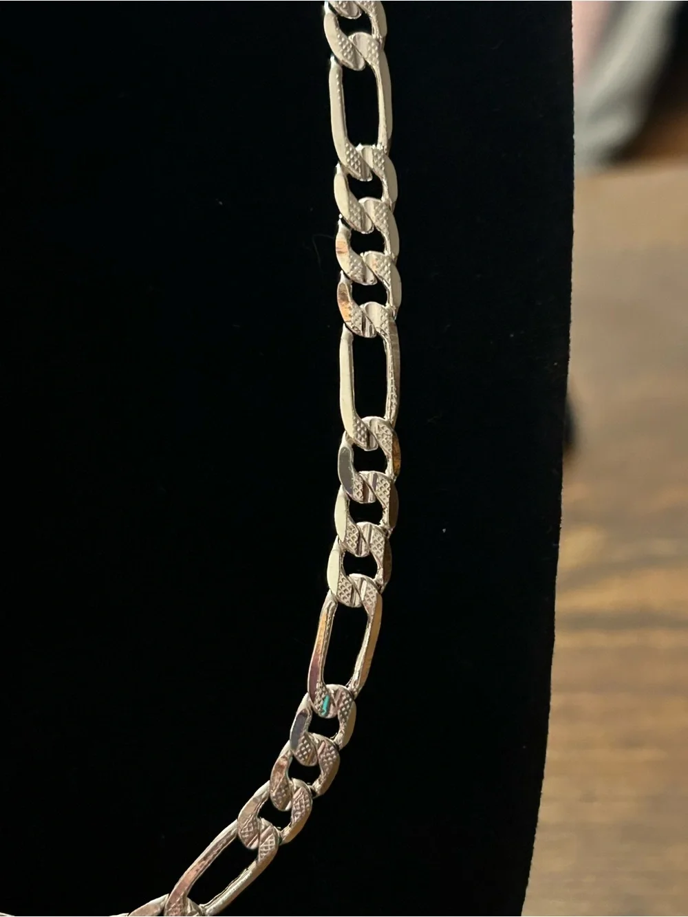 20” 925 Sterling Silver 5mm figaro chain